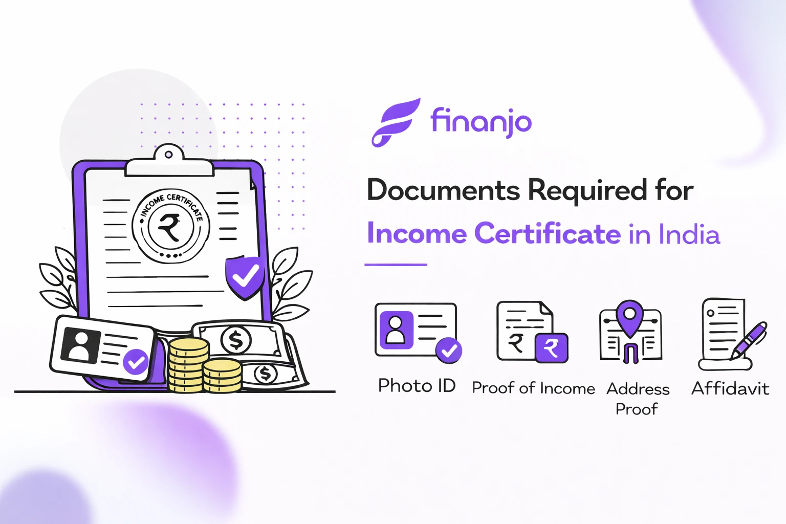 Documents Required for Income Certificate