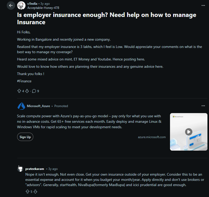Use shares experience of health insurance coverage