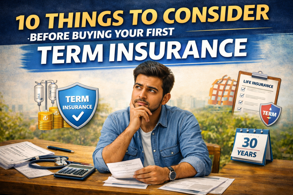 10 Things To Consider Before Buying First Term Insurance