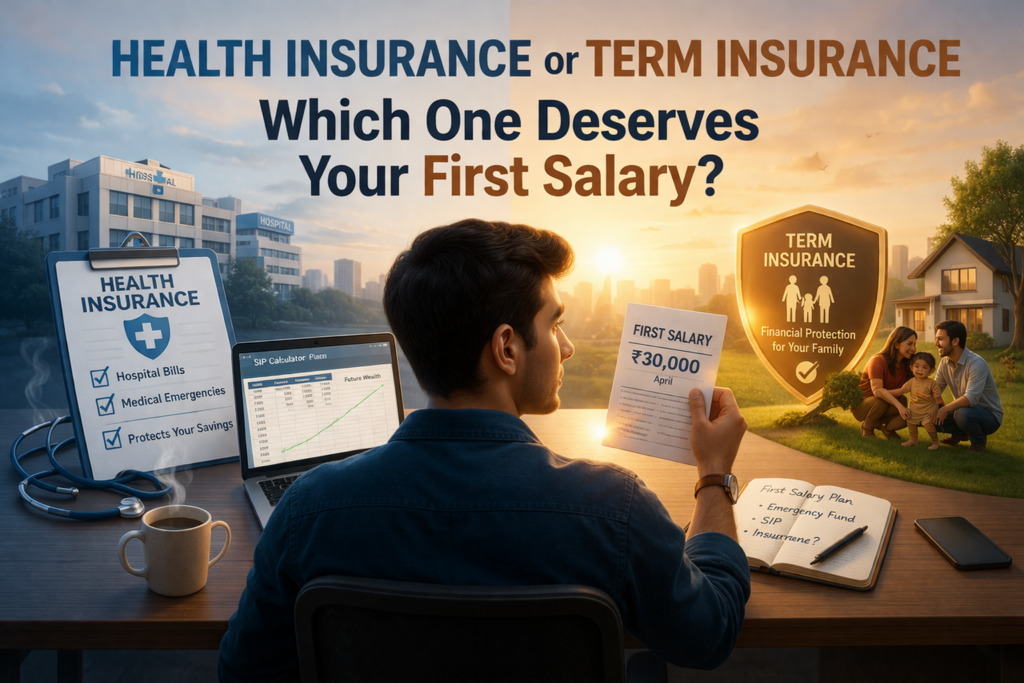 Health Insurance or Term Insurance with First Salary?