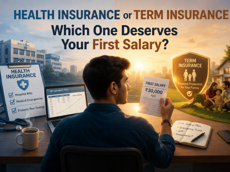 Health Insurance or Term Insurance with First Salary?